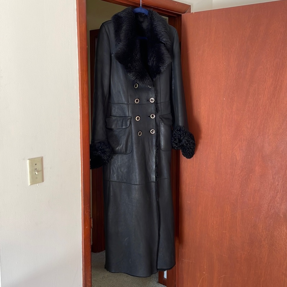 Full length shearling made in Italy